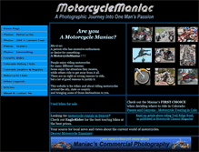 Tablet Screenshot of motorcyclemaniac.net